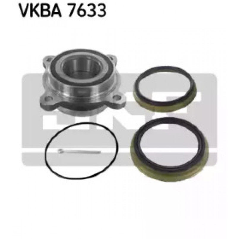 VKBA 7633 SKF Підшипник ступиці з елементами монтажу